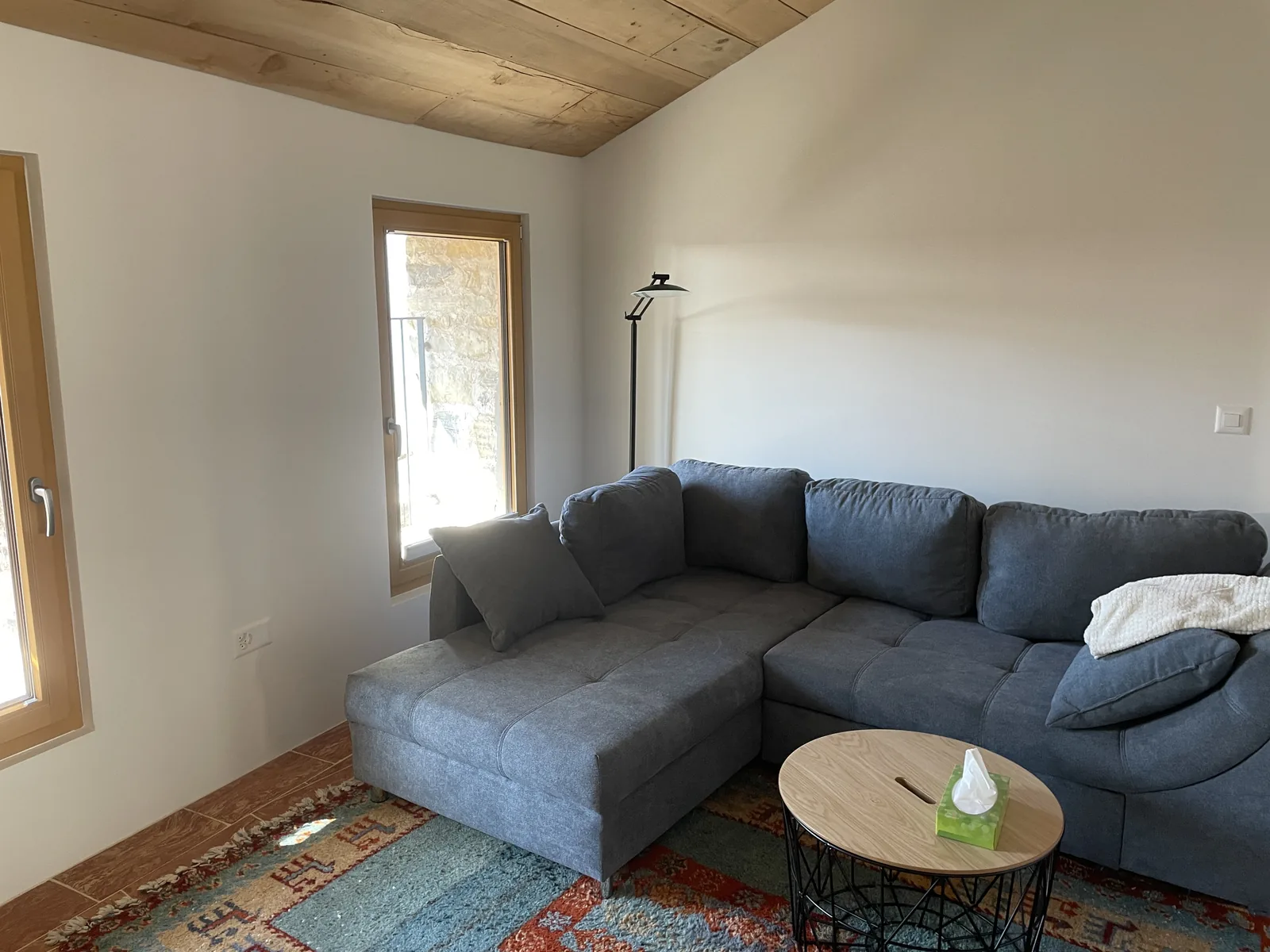 Soggiorno con divano letto